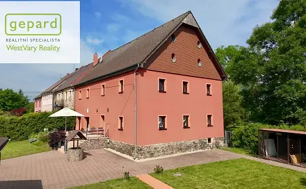 Prodej domu 380 m² s pozemkem 1 948 m², Ostrov - Mořičov, okres Karlovy Vary