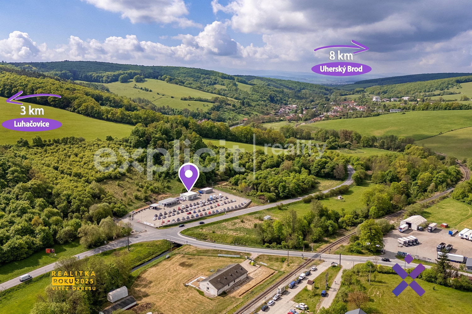 Prodej komerčního pozemku 4 600 m² – fotografie 3
