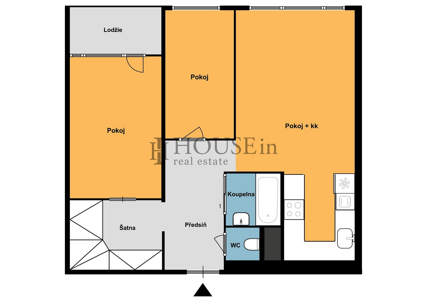 Pronájem bytu 3+1 64 m² – fotografie 3