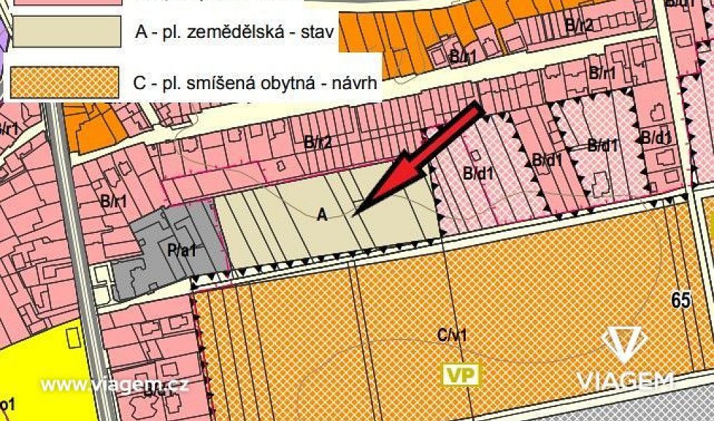 Prodej pole 636 m², Znojmo – náhled fotky 2