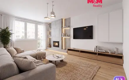 Prodej bytu 2+1 58 m², Masarykova třída, Orlová - Lutyně, okres Karviná
