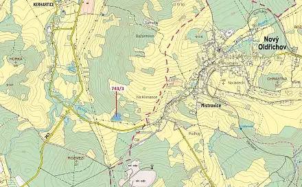 Dražba lesa 12 778 m², Nový Oldřichov