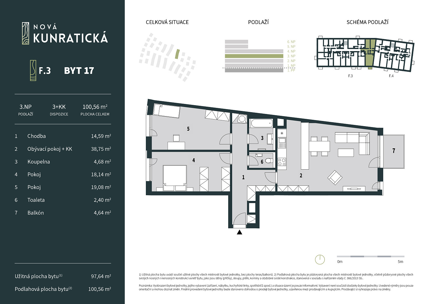 Prodej bytu 3+kk 98 m² – fotografie 2