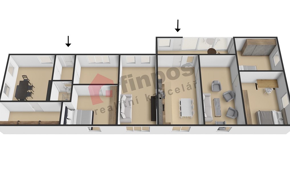 Prodej domu 145 m² s pozemkem 905 m², Chlumec nad Cidlinou – náhled fotky 6