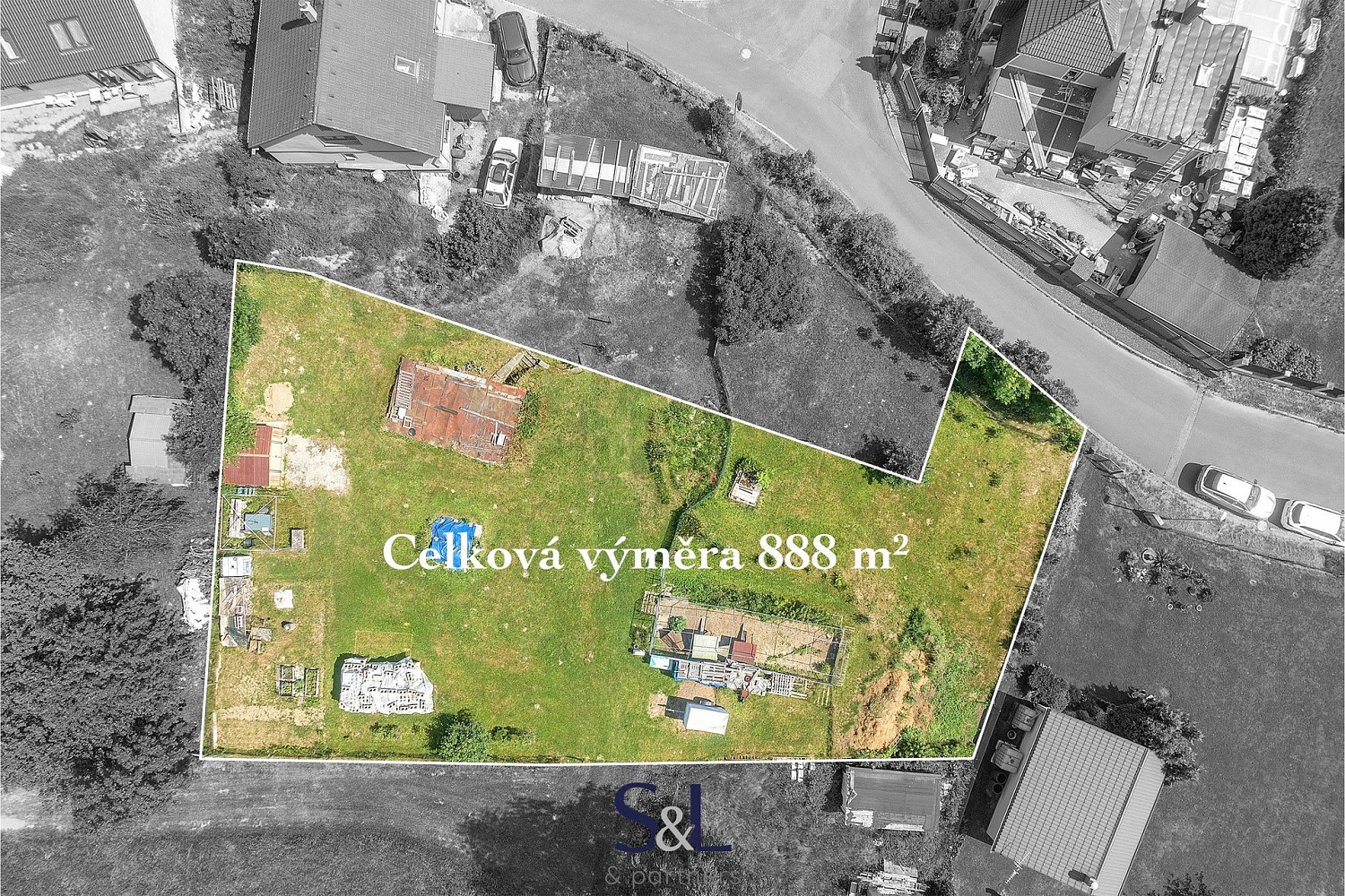 Prodej stavebního pozemku 888 m²