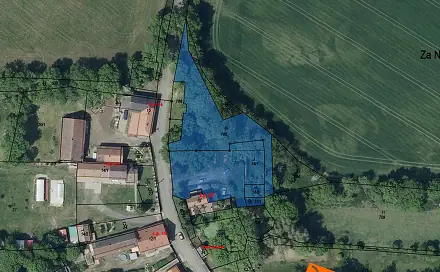 Prodej stavebního pozemku 442 m², Libčeves, okres Louny