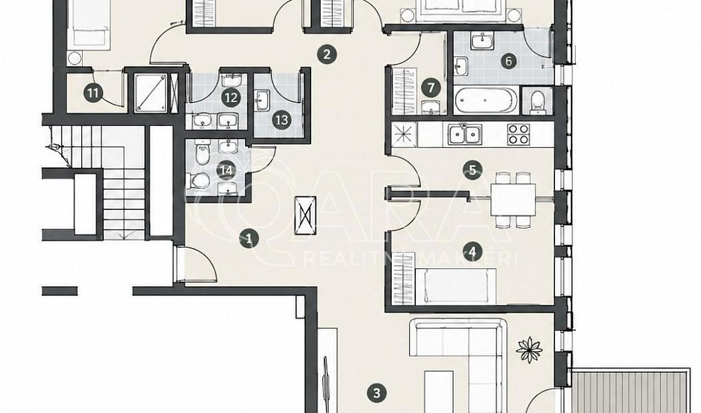 Prodej bytu 4+1 164 m², Praha – náhled fotky 31