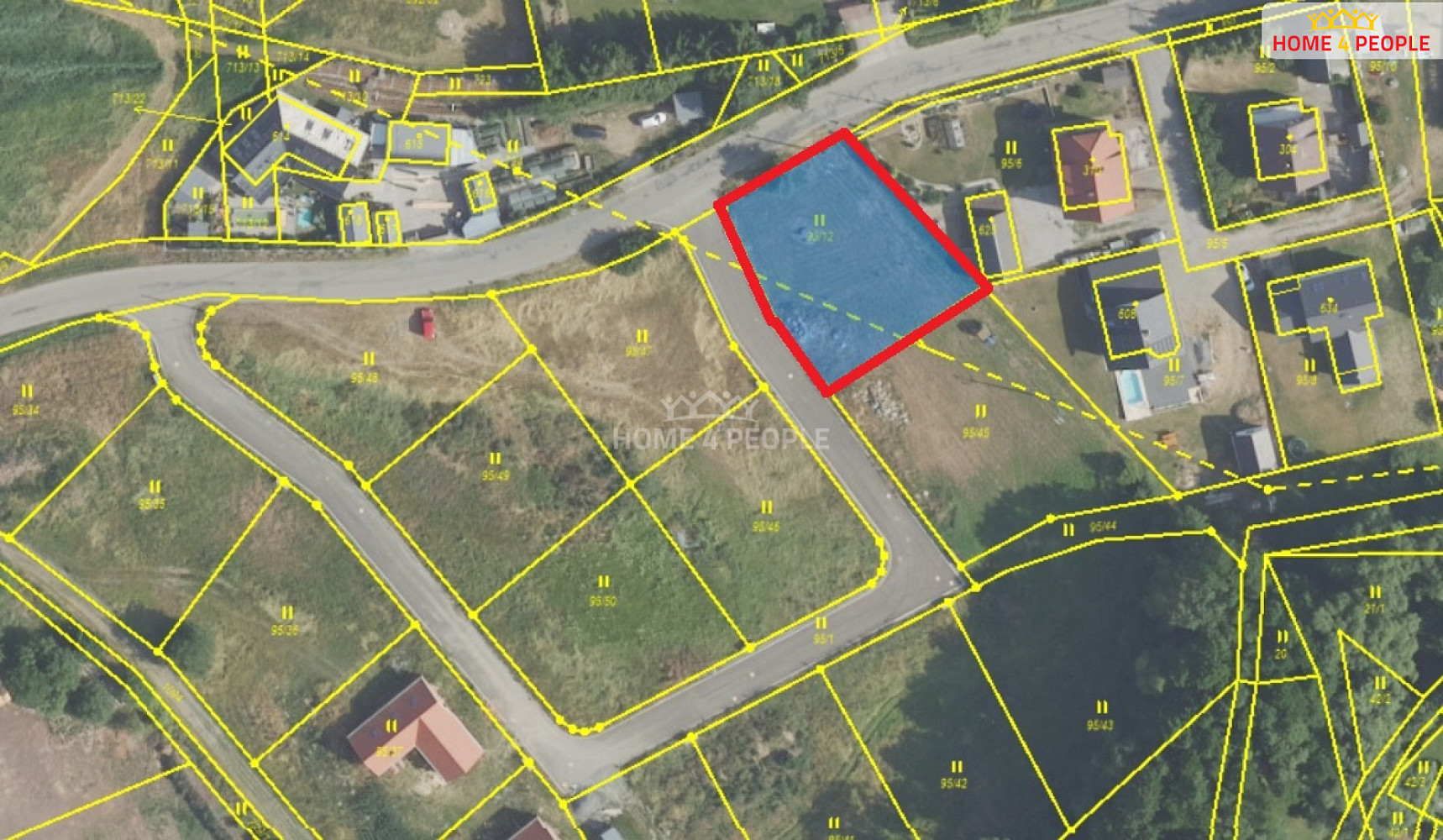 Prodej stavebního pozemku 854 m²