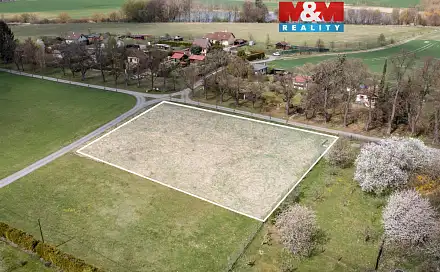 Prodej stavebního pozemku 2 692 m², Březnice - Bor, okres Příbram