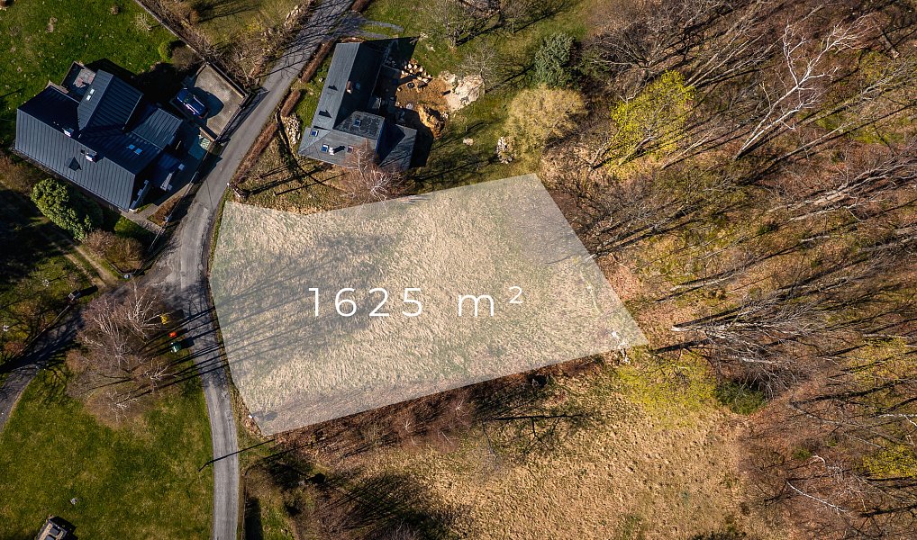 Prodej stavebního pozemku 1 625 m², Bílý Potok – náhled fotky 2