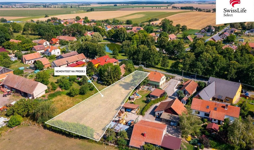 Prodej stavebního pozemku 1 400 m², Nepolisy – náhled fotky 2