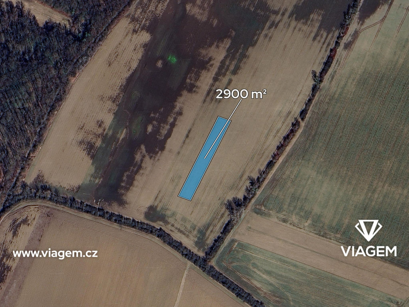 Prodej pole 1 691 m² – fotografie 2