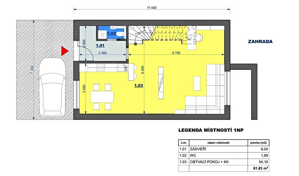 Prodej stavebního pozemku 239 m², Vysočany – náhled fotky 17