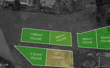 Prodej stavebního pozemku 1 242 m², Frýdek-Místek