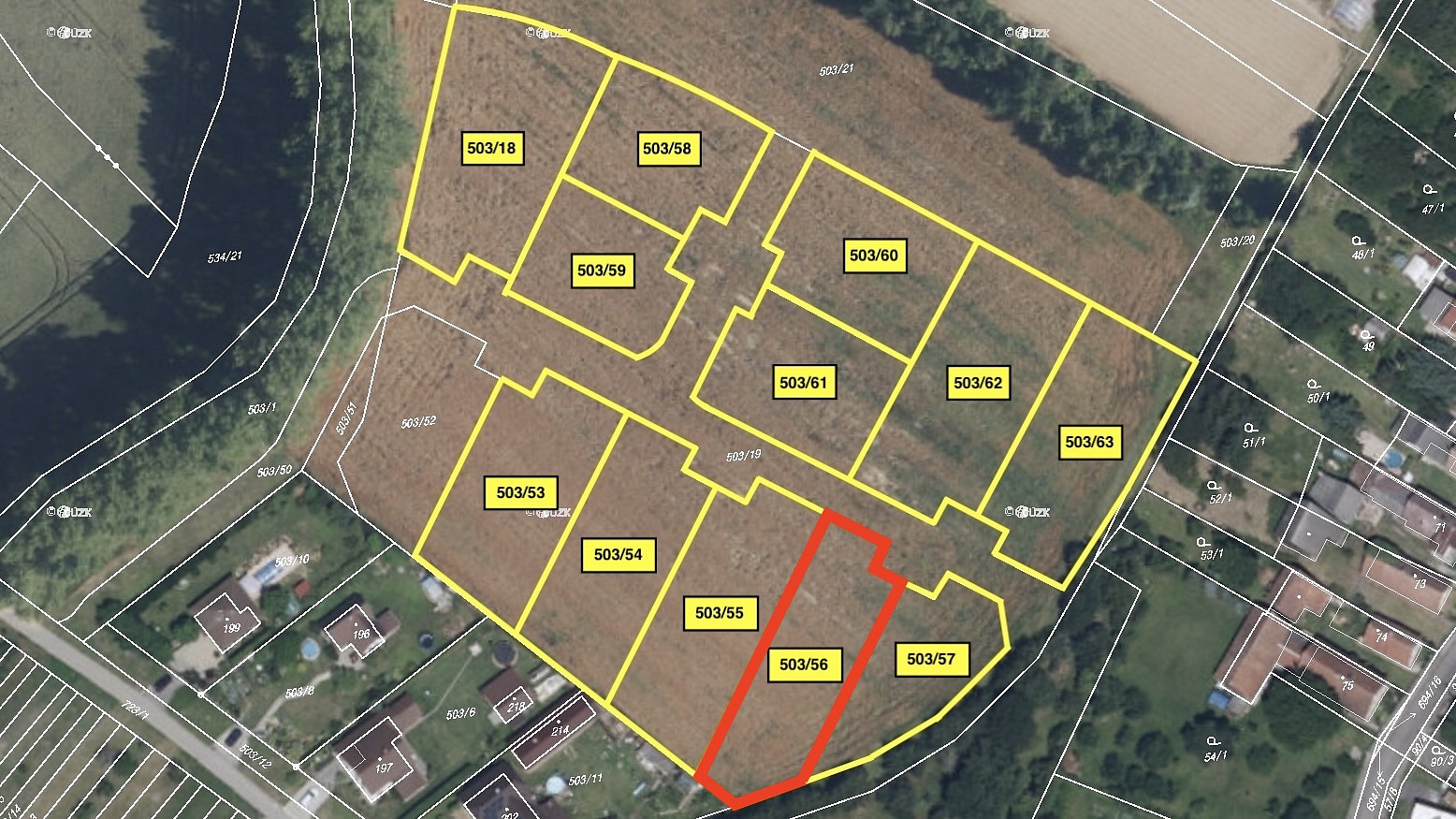 Prodej stavebního pozemku 1 131 m² – fotografie 2