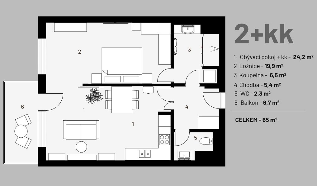 Prodej bytu 2+kk 58 m², Praha – náhled fotky 18