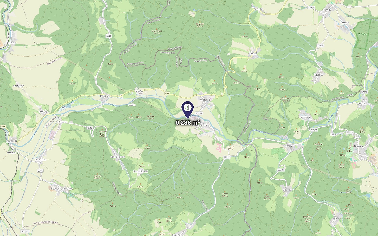 Prodej pole 6 238 m² – fotografie 3