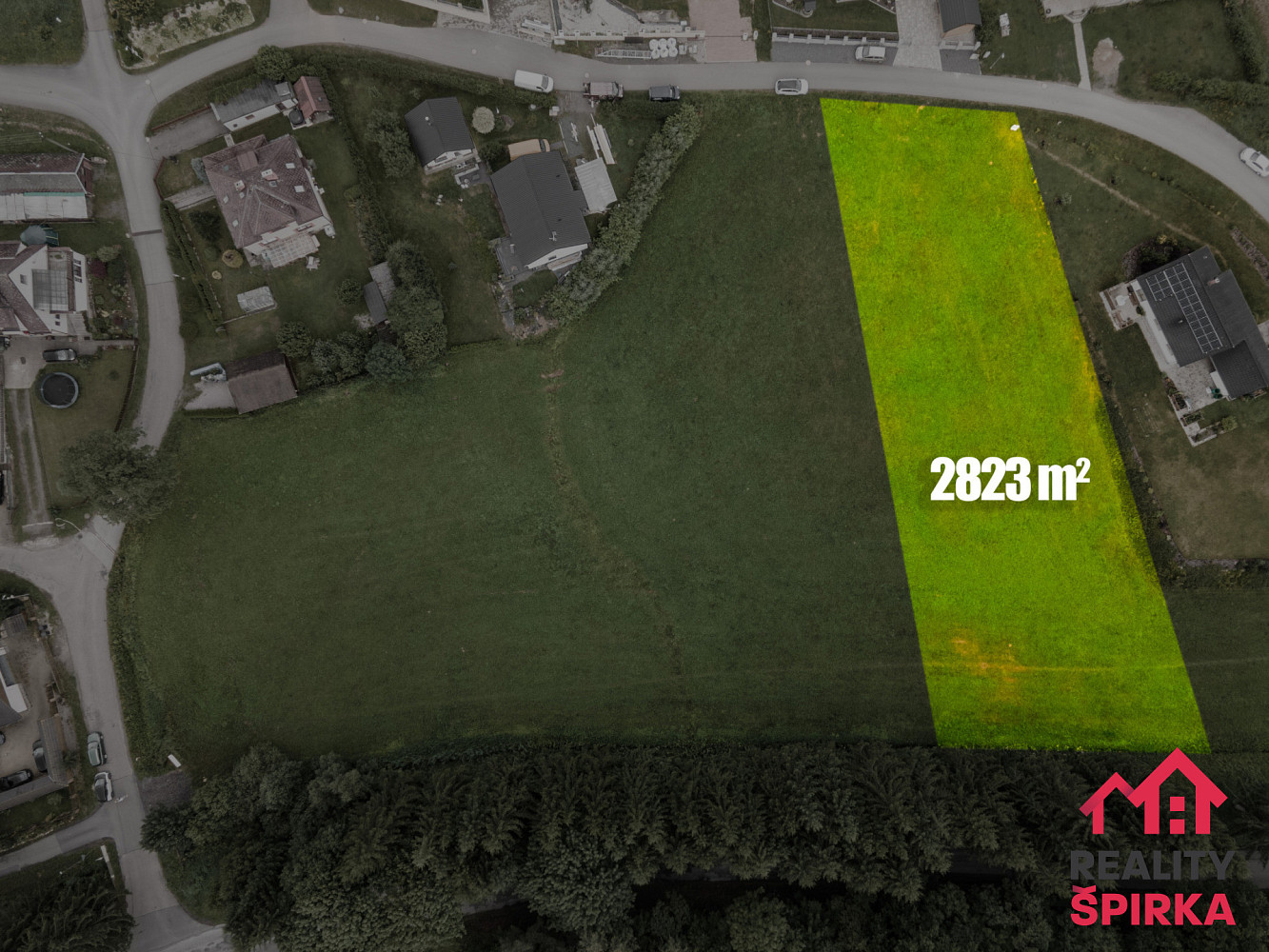 Prodej stavebního pozemku 2823 m², obec Písečná, okres Ústí nad Orlicí – pohled 3