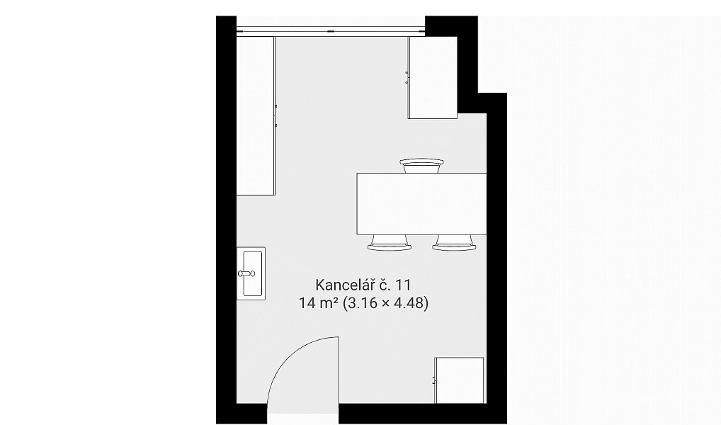 Pronájem kanceláře 14 m², Uherské Hradiště – náhled fotky 4