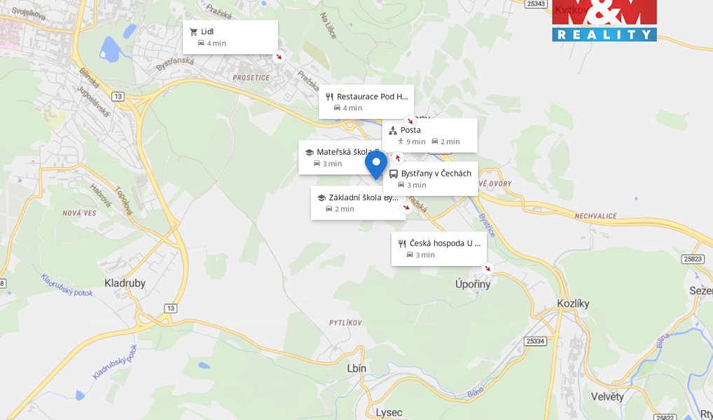 Prodej stavebního pozemku 729 m², Bystřany – náhled fotky 16