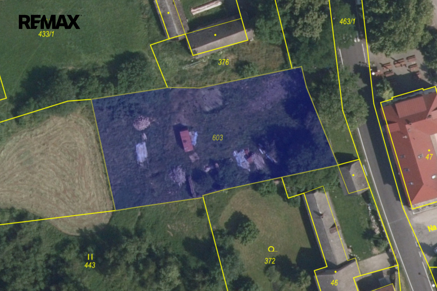 Prodej stavebního pozemku 1 943 m² – fotografie 3