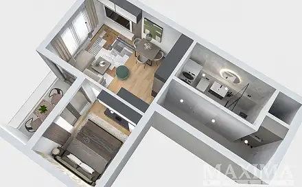 Prodej bytu 2+kk 30 m², Pod Harfou, Praha 9 - Vysočany