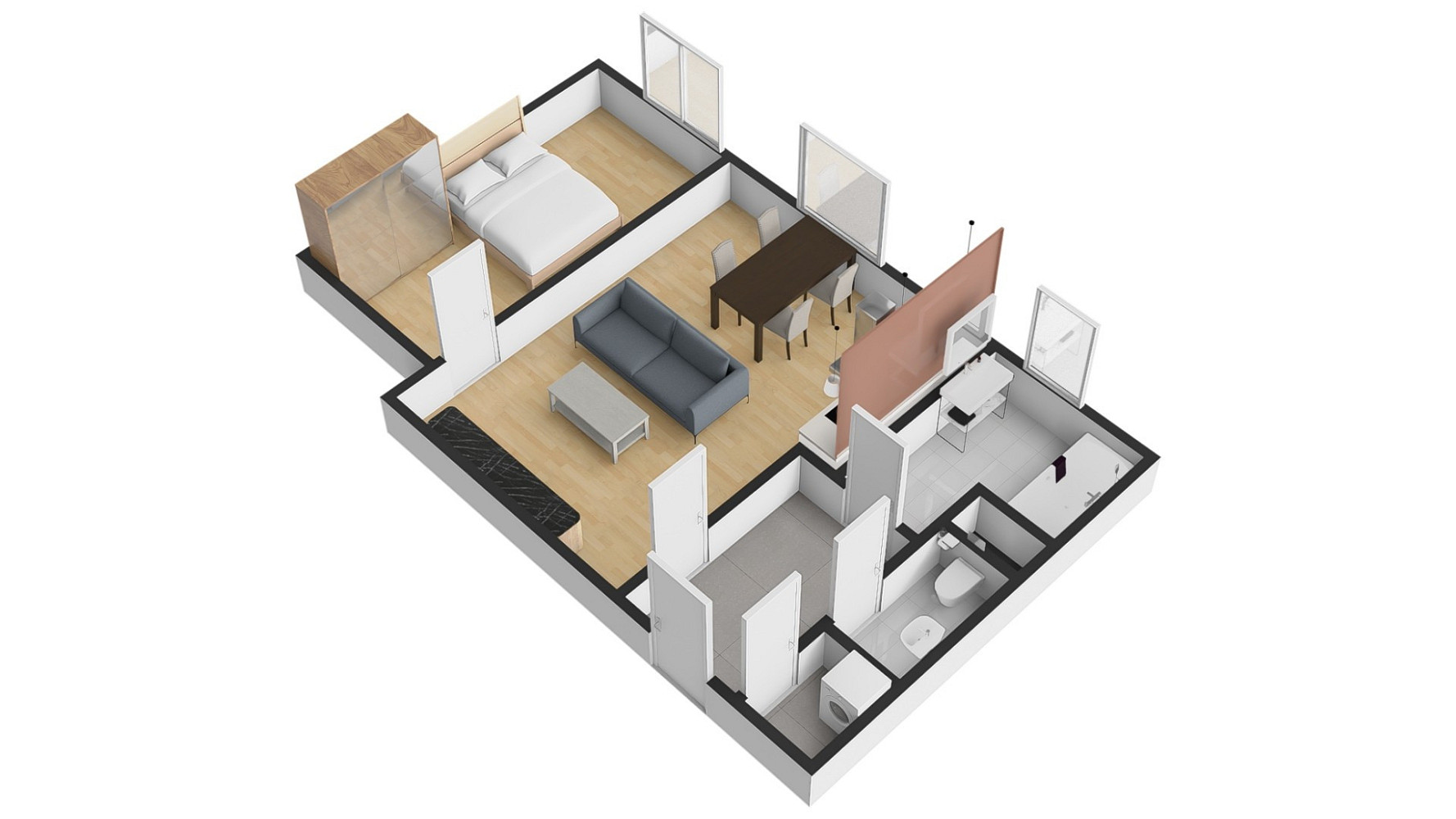 Pronájem bytu 2+kk 52 m² — photo 5