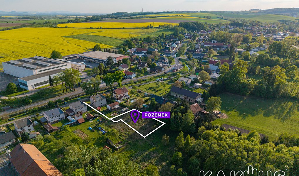 Prodej stavebního pozemku 800 m², Velké Albrechtice – náhled fotky 2