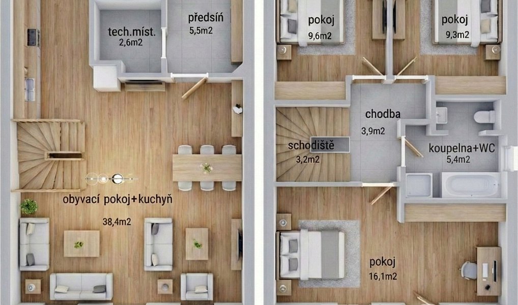Prodej bytu 4+kk 96 m², Praha – náhled fotky 3