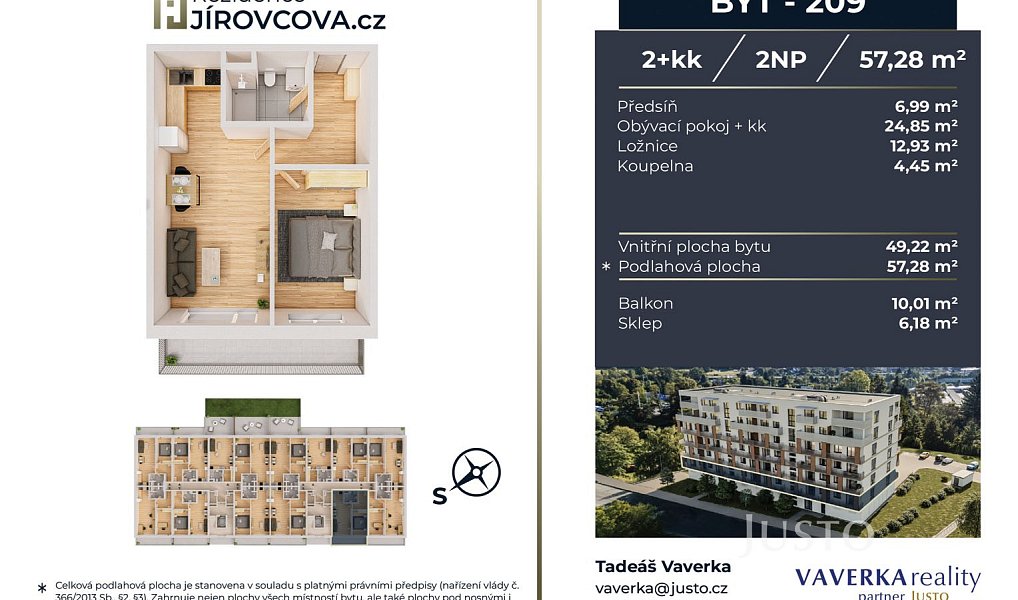 Prodej bytu 2+kk 57 m², České Budějovice – náhled fotky 25