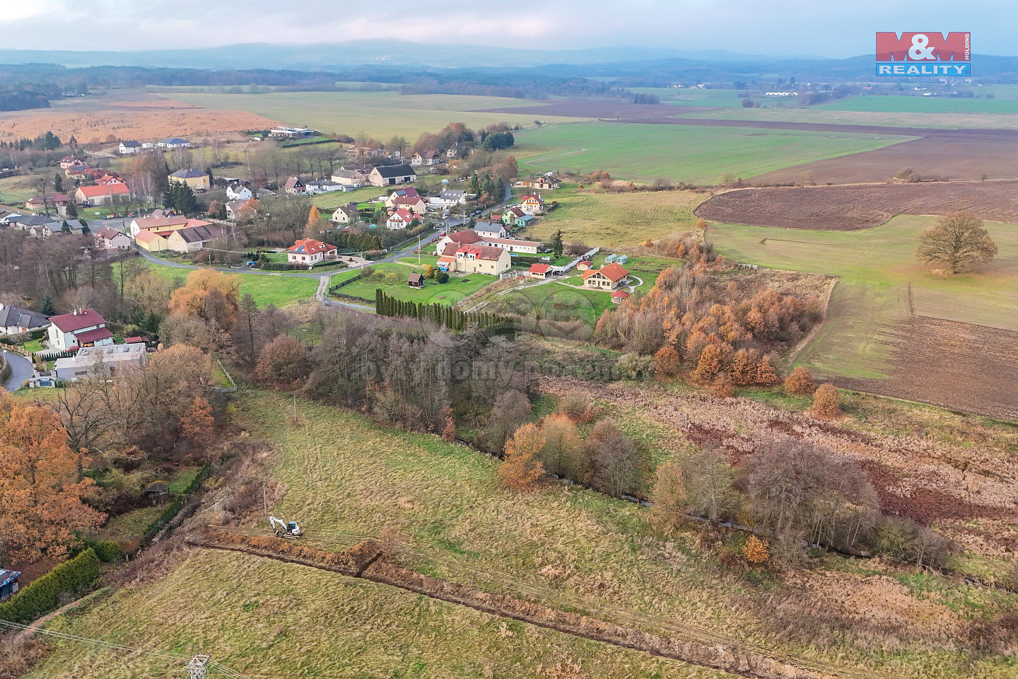 Prodej stavebního pozemku 1 155 m² – pohled 4