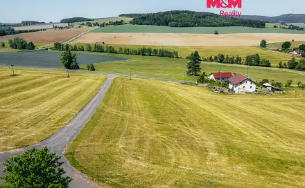 Prodej stavebního pozemku 2 994 m², Dlažov - Buková, okres Klatovy