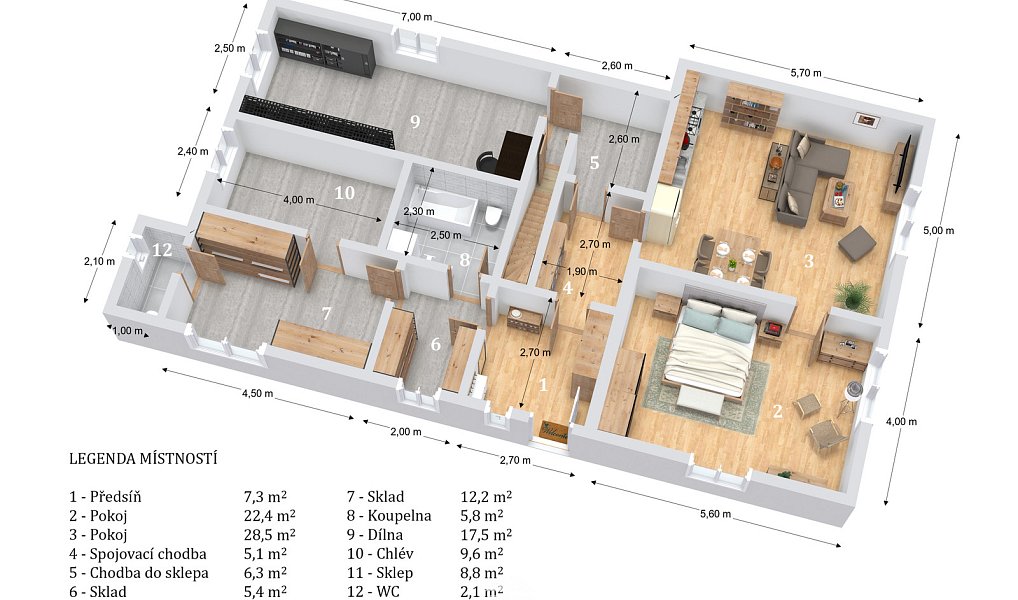 Prodej domu 131 m² s pozemkem 1 276 m², Litomyšl – náhled fotky 23