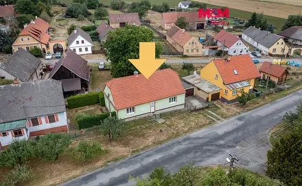 Prodej domu 88 m² s pozemkem 231 m², Lhota pod Radčem, okres Rokycany