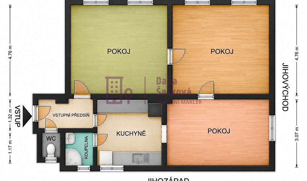 Prodej bytu 3+1 75 m², Nová Bystřice – náhled fotky 7