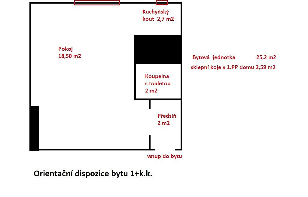 Prodej bytu 1+kk 25 m² — photo 4