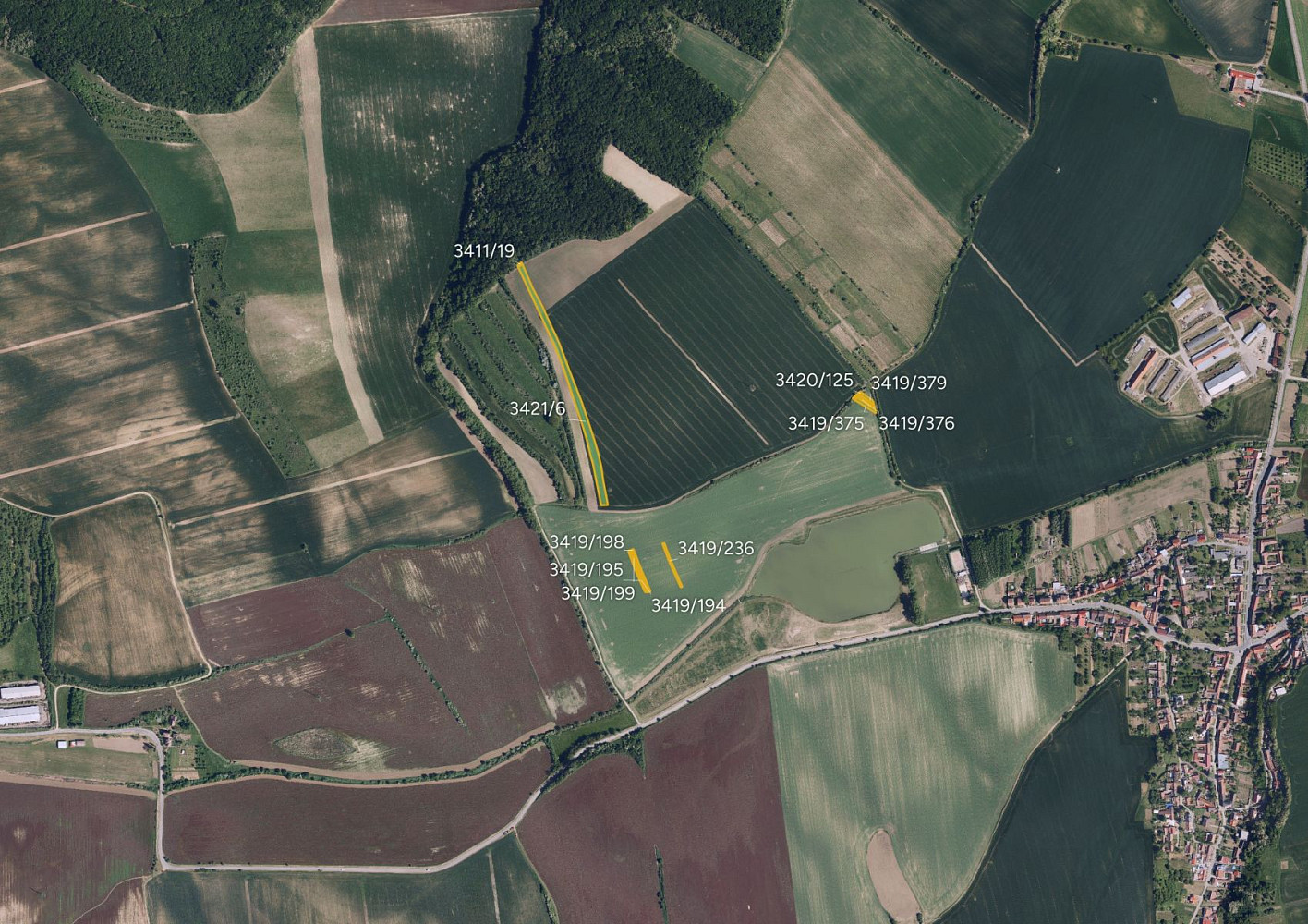 Prodej pole 7 163 m²