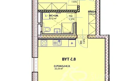 Prodej bytu 2+kk 44 m², Česká, Kašperské Hory, okres Klatovy