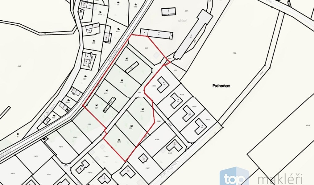 Prodej stavebního pozemku 11 533 m², Pyšely – náhled fotky 5
