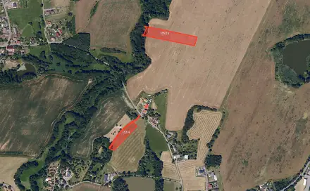 Prodej pole 12 104 m², Miřetice, okres Chrudim
