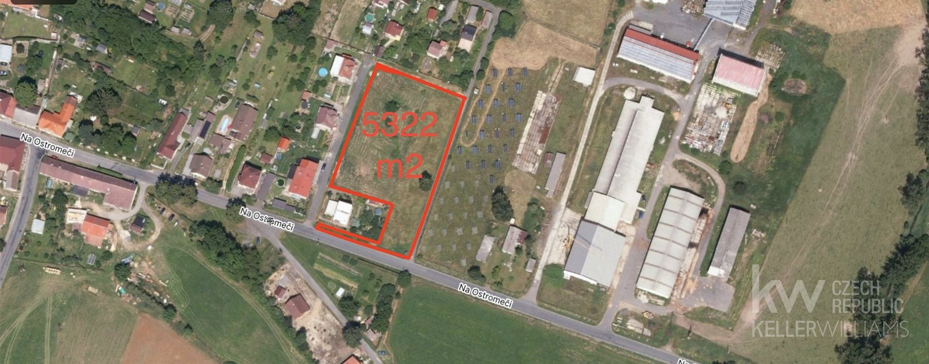 Prodej stavebního pozemku 5 322 m² – fotografie 2