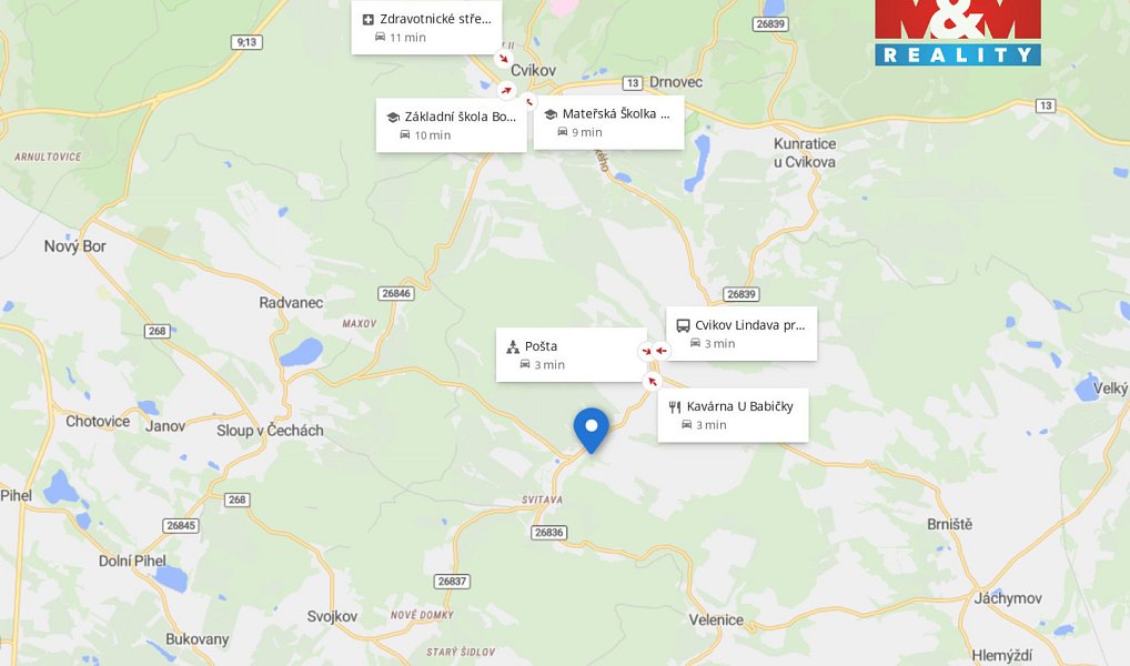 Prodej stavebního pozemku 1 179 m², Cvikov – náhled fotky 13
