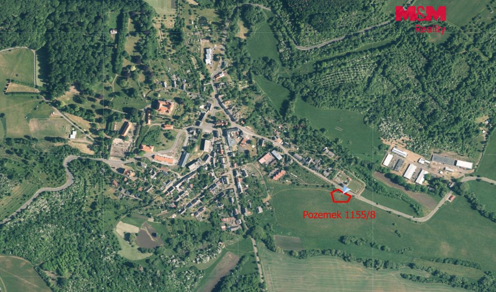 Prodej stavebního pozemku 1 556 m², Valeč – náhled fotky 26