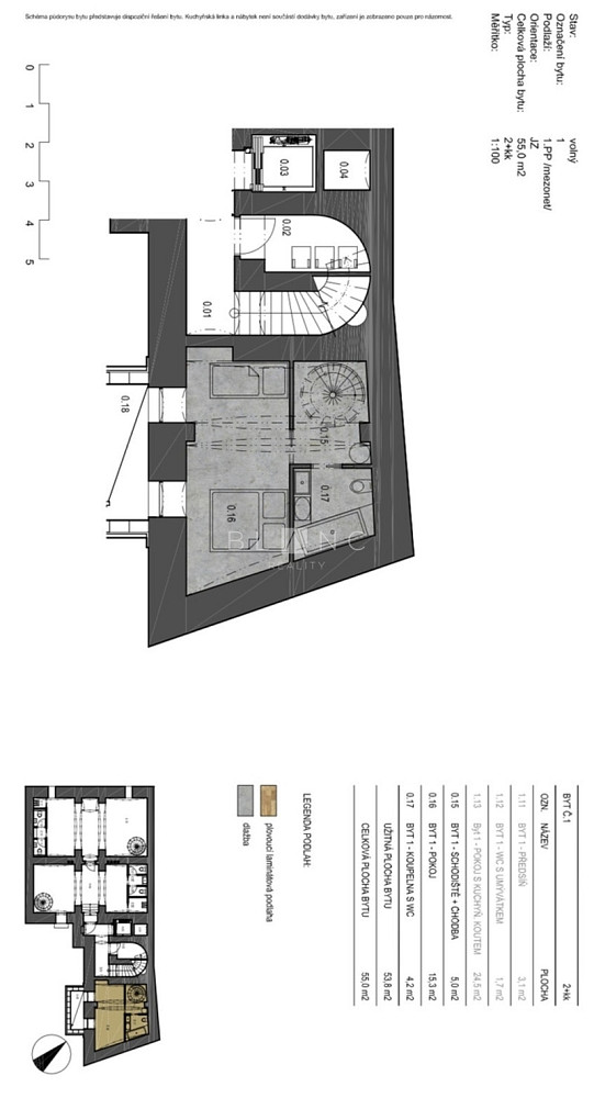 2+kk Apartment in Praha, obvod Praha 2 – pohled 3