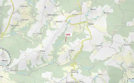 Dražba lesa 518 m², Čestín