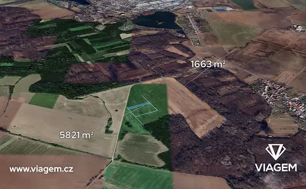Prodej pole 1 535 m², Chropyně, okres Kroměříž