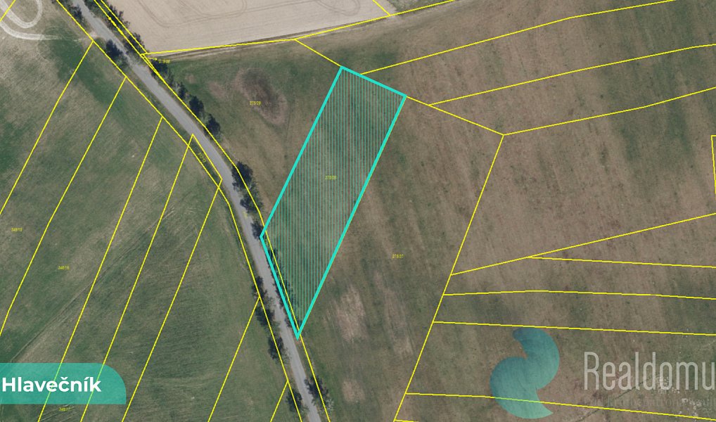 Prodej pole 3 089 m², Hlavečník – náhled fotky 5