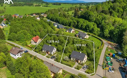 Prodej stavebního pozemku 1 978 m², Kunratice u Cvikova, okres Česká Lípa