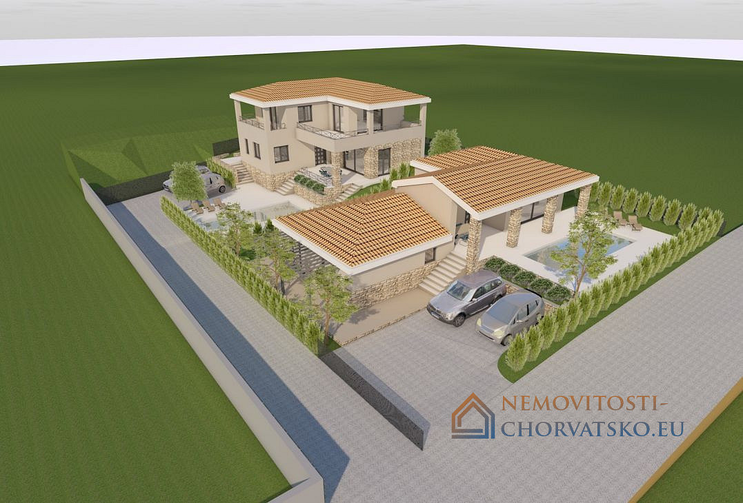 Prodej stavebního pozemku 608 m² - Aanzicht 3