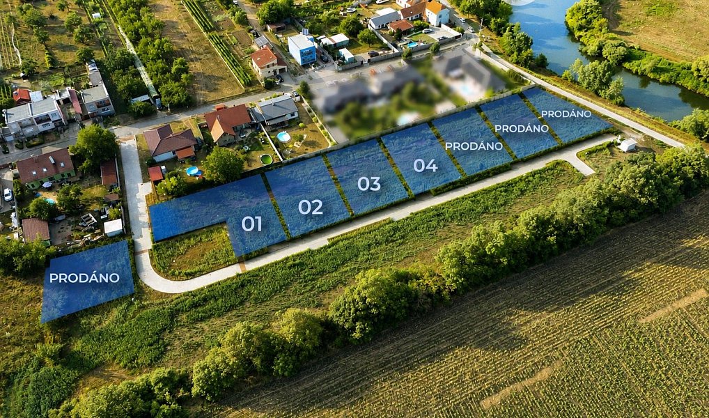 Prodej stavebního pozemku 604 m², Bulhary – náhled fotky 3